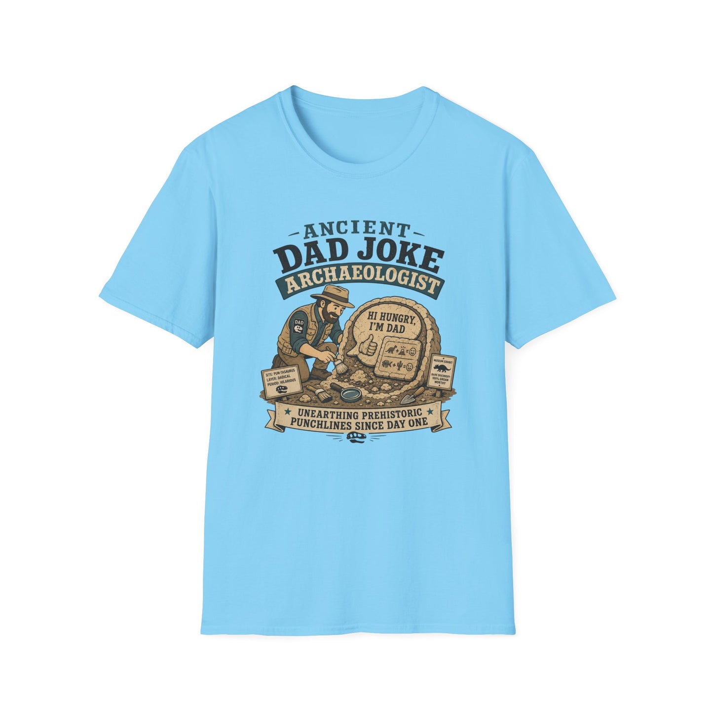 Ancient Dad Joke Archaeologist T-Shirt — Funny Paleo Humor Tee