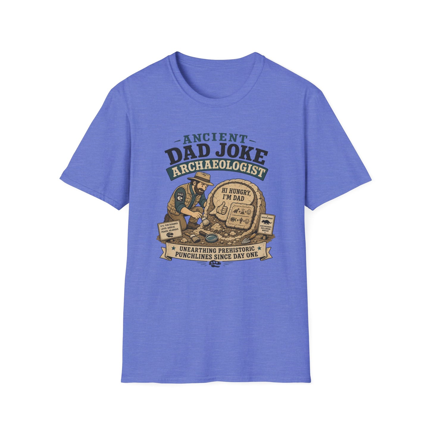 Ancient Dad Joke Archaeologist T-Shirt — Funny Paleo Humor Tee