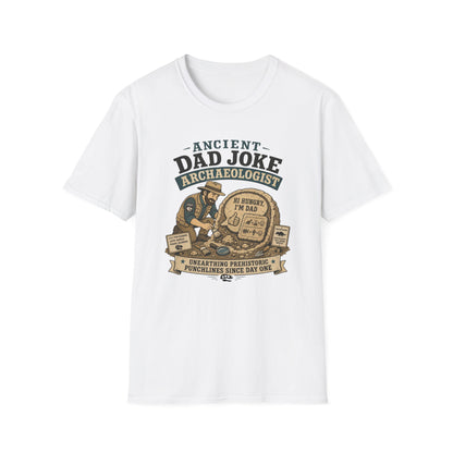 Ancient Dad Joke Archaeologist T-Shirt — Funny Paleo Humor Tee